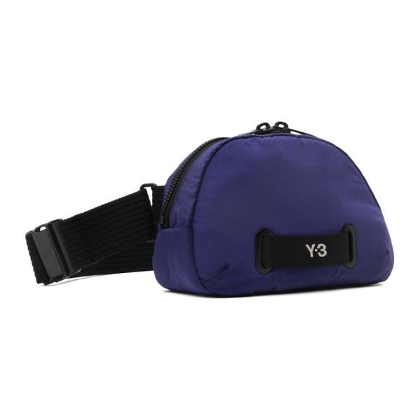  Y-3 Blue Crossbody Belt Bag 231138M171001