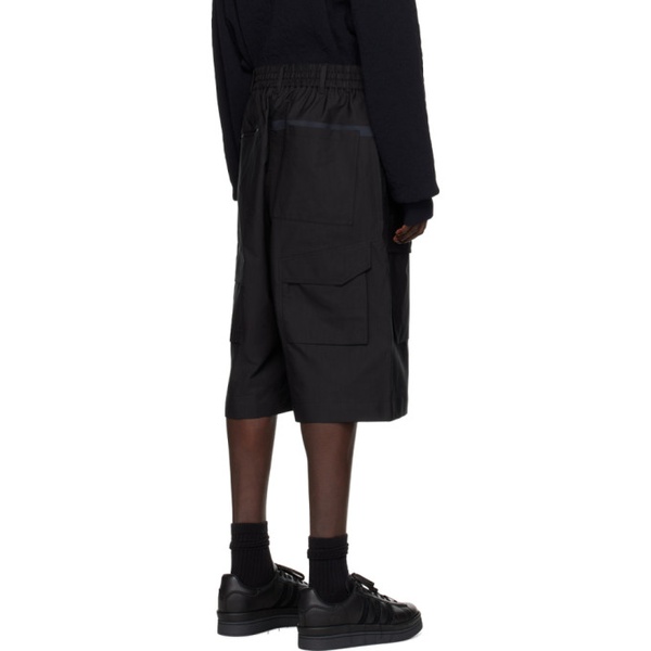  Y-3 Black Workwear Shorts 231138M193021