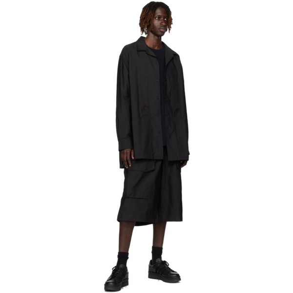  Y-3 Black Workwear Shorts 231138M193021