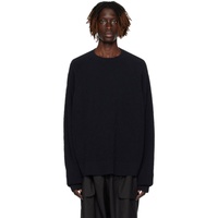 Y-3 Black Relaxed-Fit Sweater 231138M201004