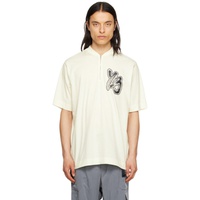 Y-3 오프화이트 Off-White Half-Zip T-Shirt 231138M213012