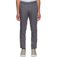 ZEGNA Gray Summer Trousers 231142M191028