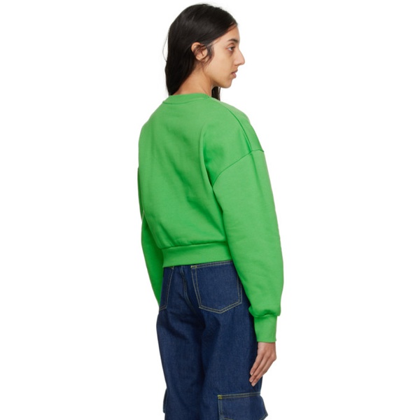  가니 GANNI Green Butterfly Sweatshirt 231144F098000