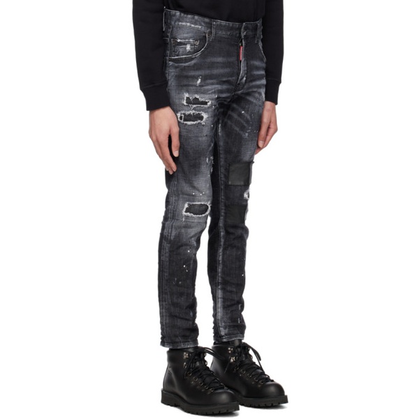  디스퀘어드2 Dsquared2 Black Skater Jeans 231148M186001