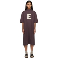 피어오브갓 Fear of God 에센셜 ESSENTIALS Purple Short Sleeve Midi Dress 231161F052005