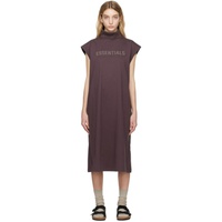 피어오브갓 Fear of God 에센셜 ESSENTIALS Purple Sleeveless Midi Dress 231161F052007