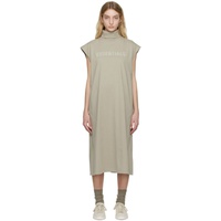 피어오브갓 Fear of God 에센셜 ESSENTIALS Gray Sleeveless Midi Dress 231161F110003
