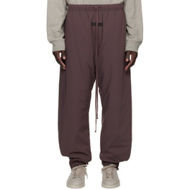 에센셜 Essentials Purple Zip Cuff Track Pants 231161M190008
