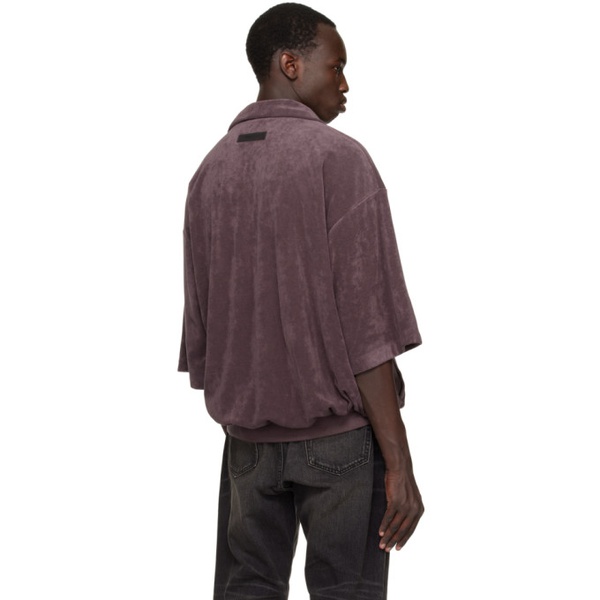  피어오브갓 Fear of God 에센셜 ESSENTIALS Purple Half-Zip Sweatshirt 231161M202002