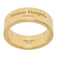 메종마르지엘라 Maison Margiela Gold Engraved Ring 231168F024009
