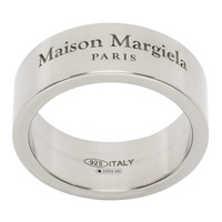 메종마르지엘라 Maison Margiela Silver Engraved Ring 231168F024010