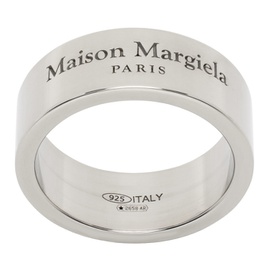 메종마르지엘라 Maison Margiela Silver Engraved Ring 231168F024010