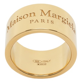 메종마르지엘라 Maison Margiela Gold Wide Band Ring 231168F024012