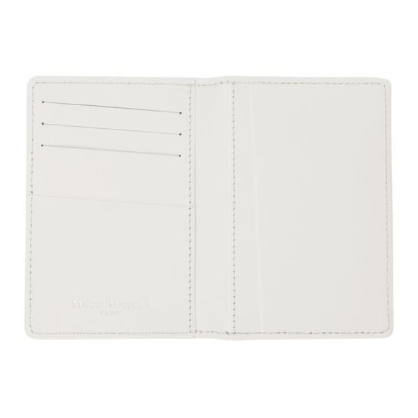메종마르지엘라 메종마르지엘라 Maison Margiela White Four Stitches Card Holder 231168M163000