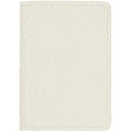 메종마르지엘라 Maison Margiela 오프화이트 Off-White Four Stitches Card Holder 231168M163024