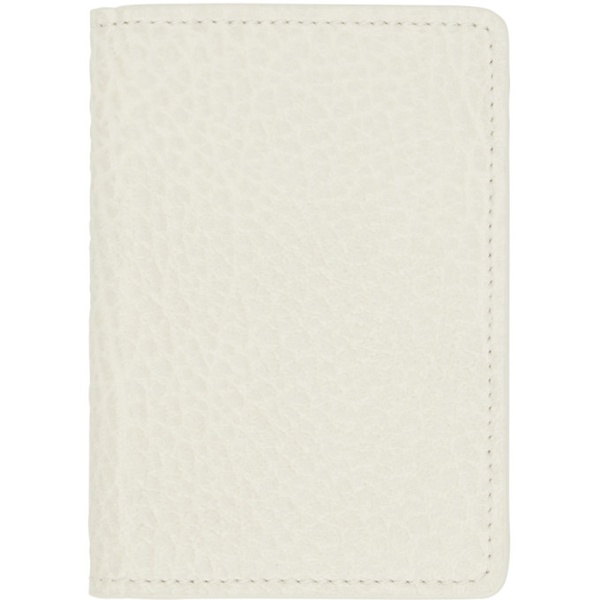 메종마르지엘라 메종마르지엘라 Maison Margiela 오프화이트 Off-White Four Stitches Card Holder 231168M163024