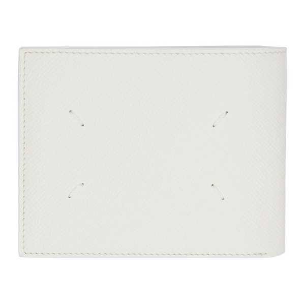 메종마르지엘라 메종마르지엘라 Maison Margiela White Four Stitches Wallet 231168M164021