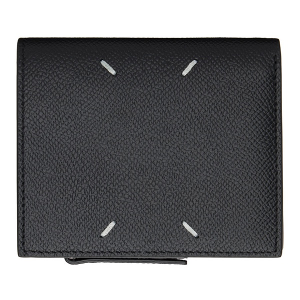 메종마르지엘라 메종마르지엘라 Maison Margiela Black Four Stitches Wallet 231168M164026