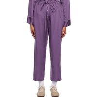 보디 Bode Purple Amethyst Pyjama Pants 231169F087023