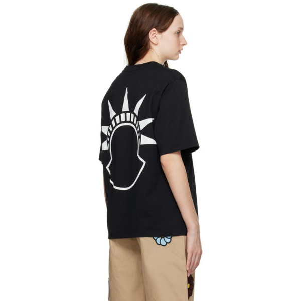 몽클레어 몽클레어 Moncler Genius Moncler x Alicia Keys Black Printed T-Shirt 231171F110001