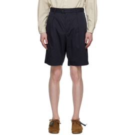 엔지니어드가먼츠 Engineered Garments Navy Sunset Shorts 231175M193004