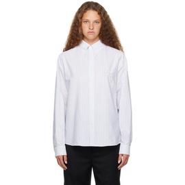 MM6 메종 마르지엘라 MM6 메종마르지엘라 Maison Margiela White Embroidered Shirt 231188F109021