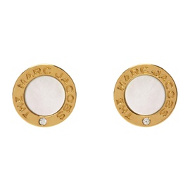 마크 제이콥스 Marc Jacobs Gold The Medallion Stud Earrings 231190F009000
