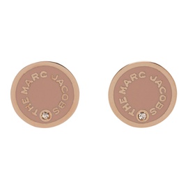 마크 제이콥스 Marc Jacobs Rose Gold Medallion Earrings 231190F009002