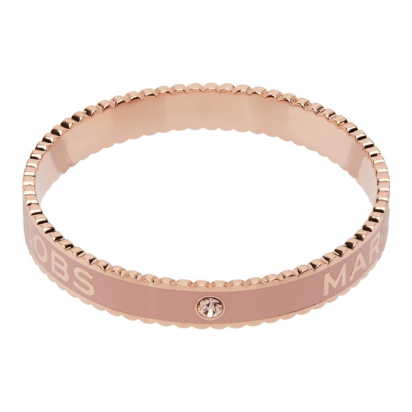 마크제이콥스 마크 제이콥스 Marc Jacobs Rose Gold & Pink The Medallion Cuff Bracelet 231190F020002