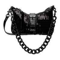베르사체 진 꾸뛰르 베르사체 Versace Jeans Couture Black Sequinned Bag 231202F048044