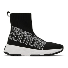베르사체 진 꾸뛰르 베르사체 Versace Jeans Couture Black Atom Sneakers 231202F127000