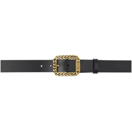 베르사체 진 꾸뛰르 베르사체 Versace Jeans Couture Black Curb Chain Belt 231202M131016