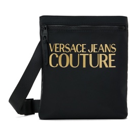 베르사체 진 꾸뛰르 베르사체 Versace Jeans Couture Black Logo Couture Bag 231202M170015