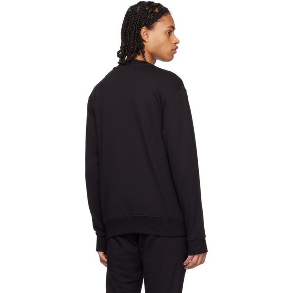 베르사체 베르사체 진 꾸뛰르 베르사체 Versace Jeans Couture Black Piece Number Sweatshirt 231202M204019