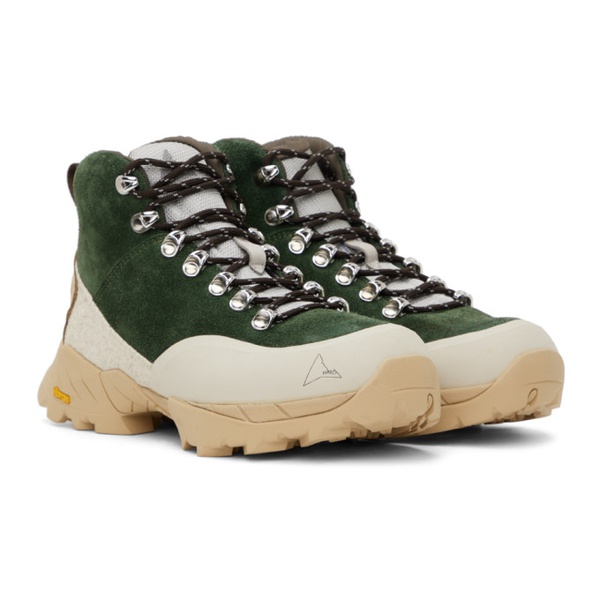  로아 ROA SSENSE Exclusive Green Andreas Sneakers 231204F127000