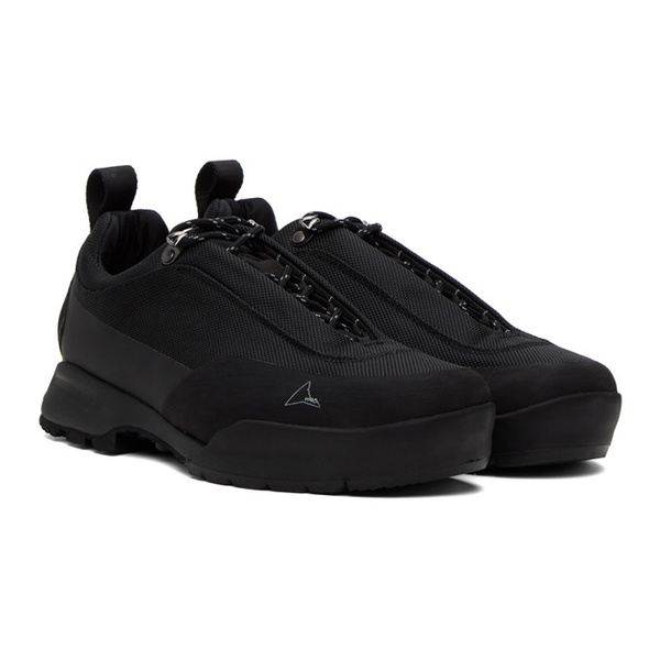  로아 ROA Black Cingino Sneakers 231204M237012
