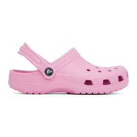 Crocs Pink Classic Clogs 231209F121002