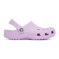Crocs Purple Classic Clogs 231209F121007