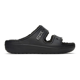 Crocs Black Classic Cozzzy Sandals 231209M234016