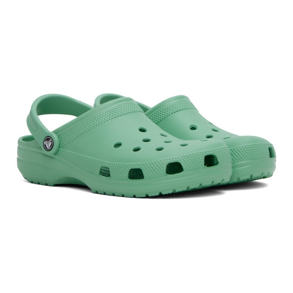 크록스 Crocs Green Classic Clogs 231209M234023
