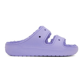 Crocs Blue Classic Cozzzy Sandals 231209M234045