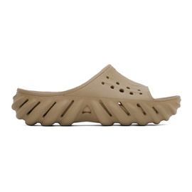 Crocs Taupe Echo Slides 231209M234075