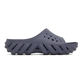 Crocs Gray Echo Slides 231209M234076