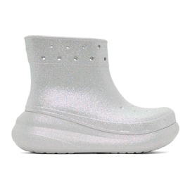 Crocs White C러스 RUSH Glitter Boots 231209M234083