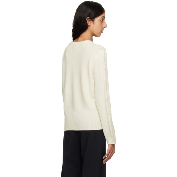 띠어리 띠어리 Theory 오프화이트 Off-White Oversized Sweater 231216F096001