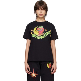 Sky High Farm Workwear Black Graphic T-Shirt 231219F110006