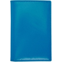 Comme des Garcons Wallets Blue Super Fluo Cardholder 231230M163000