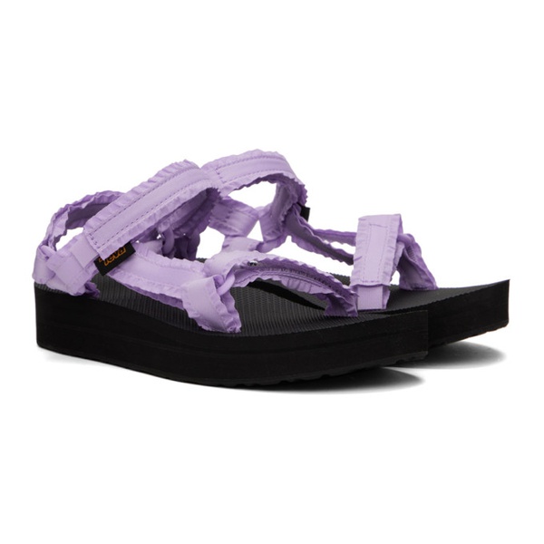 테바 Teva Purple Adorn Midform Universal Sandals 231232F124052