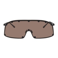 릭 오웬스 Rick Owens Black Shielding Sunglasses 231232M134001