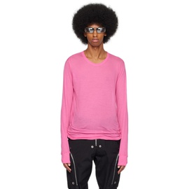 릭 오웬스 Rick Owens Pink Basic Long Sleeve T-Shirt 231232M213061